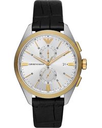 Emporio Armani - Claudio Watch Ar11498 Leather (Archived) - Lyst