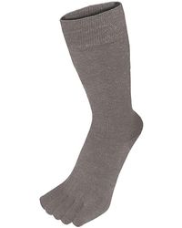 Toetoe - Ladies Outdoor Soft Wool Moisture Wicking Mid Calf Toe Socks - Lyst