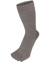 Toetoe - Ladies Outdoor Soft Wool Moisture Wicking Mid Calf Toe Socks - Lyst