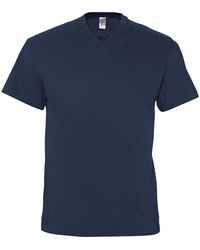 Sol's - Victory V Neck Short Sleeve T-Shirt Cotton - Lyst