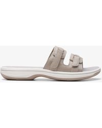 Clarks - Brinkley Piper Light Taupe Sandals - Lyst