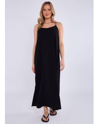 Gini London - Strappy Cross Back Airflow Oversized Dress - Lyst