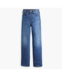 Levi's - Levi's Ribcage High Rise Straight Leg Jeans - Lyst