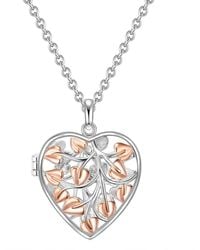 Rafaela Donata - Necklace With Pendant Sterling Bicolor - Lyst