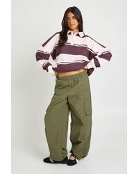Boohoo - Cargo Track Pant - Lyst