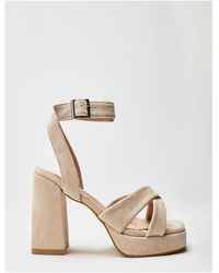 b.soleful - Sarie Heels Faux Leather - Lyst