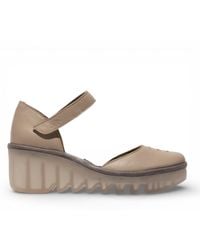 Fly London - Biso305Fly Suede Leather Wedge Sandals - Lyst