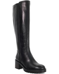 Dune - Taisy Leather Knee High Boots - Lyst