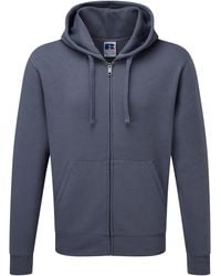 Russell - Authentic Full Zip Hooded Sweatshirt Hoodie (Convoy) - Lyst