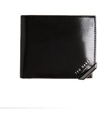 Ted Baker - Kornerr Metal Corner Wallet Leather - Lyst