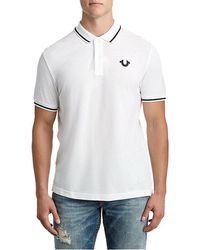 TRUE RELIGION - Casual Polo T Shirt Short Sleeve Cotton Tee Classic Golf - Lyst