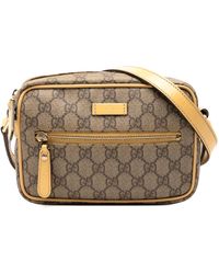 Gucci - Pre-Owned Gg Supreme Crossbody - Lyst