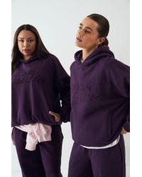DSGN Studio - Towelling Applique Oversized Hoodie - Lyst