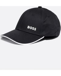 BOSS - Boss Cotton-Twill Cap With Printed Logo - Lyst