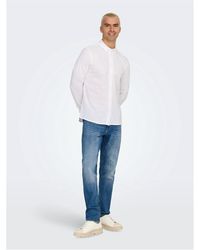ONLY - Regular Fit Long Sleeve Shirt - Lyst