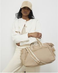 River Island - Cabin Size Logo Holdall Pu - Lyst