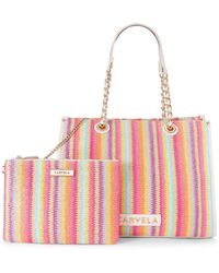 Carvela Kurt Geiger - Leila Raffia Tote Bag - Lyst