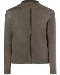 Mo - Cardigan Herren Hellgrau Melange - Lyst