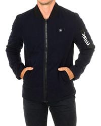 G-Star - Overshirt Jacket With Elastic Collar And Inner Lining D02440 - Lyst