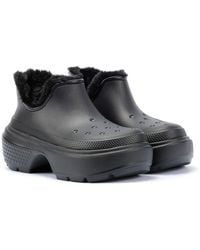 Crocs™ - Stomp Lined Shorty Boots Material_Synthetic - Lyst