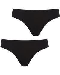Q En - Pack Of 2 Micromodal Bikini Briefs For Q107 - Lyst