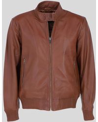 Ashwood Leather - Real Light Weight Regular Fit Bomber Jacket - Lyst