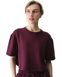 Penti - Oversized Knitted Crew Neck T-Shirt - Lyst