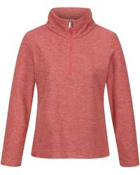 Regatta - Ladies Kizmit Marl Half Zip Fleece Top (Mineral Marl) Material_Synthetic - Lyst