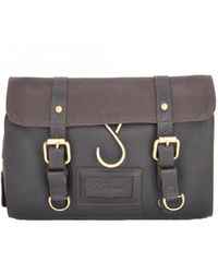 Ashwood Leather - Real & Canvas Hanging Toiletry Bag - Lyst