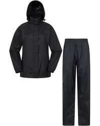 Mountain Warehouse - 'Pakka' Waterproof Jacket And Overtrouser Set Lightweight Outdoor Outfit Polyamide - Lyst