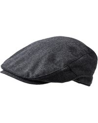 TOG24 - Weighton Knit Flat Cap Dark Marl Cotton - Lyst