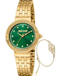 Just Cavalli - Jc1L311M0035 Ladies Watch And Bracelet Gift Set - Lyst