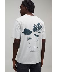 BoohooMAN - Regular Floral Print T-Shirt Cotton - Lyst