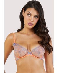 Playful Promises - Felicity Hayward X Pp Palm Bay Embroidery Plunge Bra - Lyst