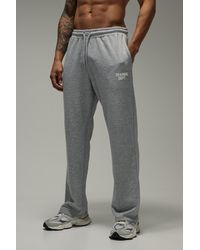 BoohooMAN - Training Dept Loopback Straight Leg Fit Joggers - Lyst
