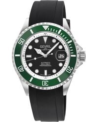 Gevril - Wall Street Swiss Automatic Sellita Sw200-1 Bezel Enamel Watch - Lyst