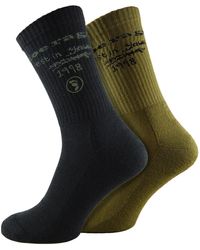 Toe Rags - 2 Pairs Scribble Crew Socks - Lyst