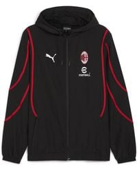 PUMA - Ac Milan Pre-Match Woven Jacket - Lyst