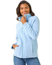 Roman - Reversible Fleece Zip Jacket - Lyst