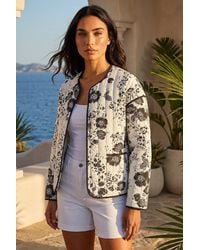 Roman - Floral Print Cotton Jacket - Lyst