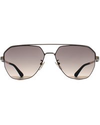 Police - Aviator Shiny Rose Smoke Gradient Splp30 Ranger 1 Metal - Lyst