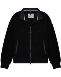Aquascutum - Active One Schwarze Sherpa-Jacke - Lyst