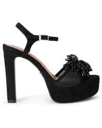 Carvela Kurt Geiger - Satin Lucia Platform Sandals - Lyst
