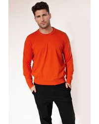 Secret Label - Italian Lambswool Crew Neck Jumper - Lyst