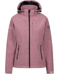 Trespass - Ladies Fryatt Soft Shell Jacket (Light Mulberry Marl) - Lyst