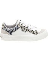 Rocket Dog - Ladies Cheery Animal Print Colour Block Trainers - Lyst