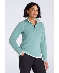 Mountain Warehouse - 'Montana' Microfleece Jacket Half Zip Breathable Quick Dry Sweater - Lyst