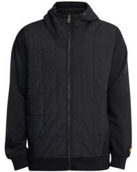 Lyle & Scott - Hybrid Quilted Zip-Up Hoodie Cotton - Lyst