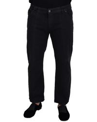 John Galliano - Cotton Back Buckle Casual Denim Jeans Material_Cotton - Lyst