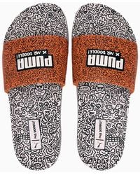 PUMA - X Mr Doodle Leadcat 20 Sliders - Lyst